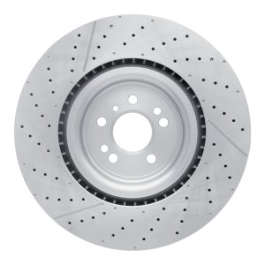 Mercedes-Benz GLS63 AMG Brake Rotor (1) - Front - R1 Concepts - Drilled and Slotted - `12-`19